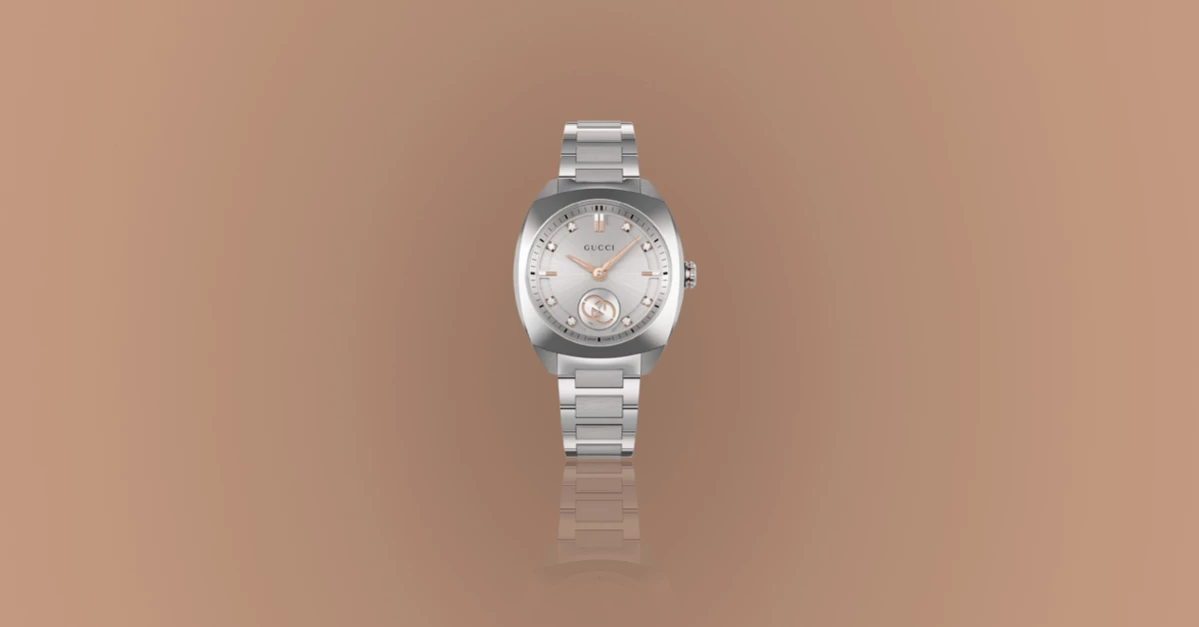 Gucci Interlocking 29mm diamond dial