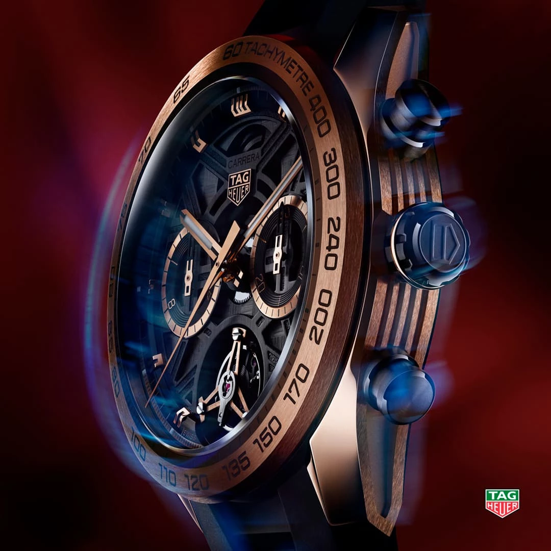 Tag Heuer Carrera Chronograph Tourbillon Extreme Sport made of rose gold