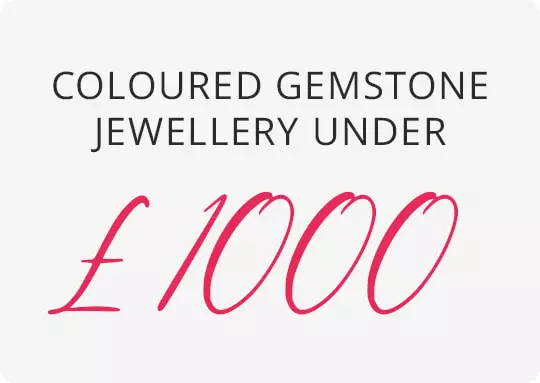 Coloured gemstone jewellery under £1000