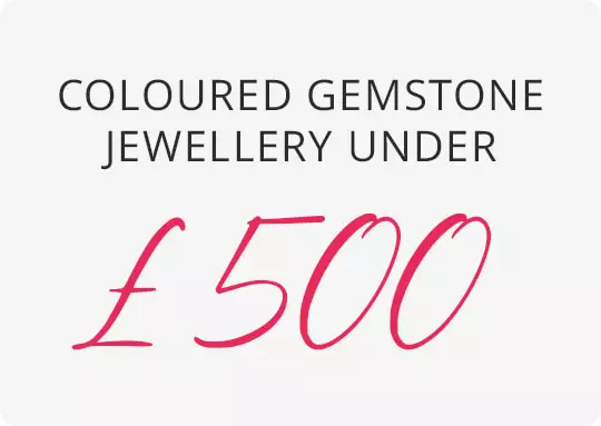 Coloured gemstone jewellery under £500