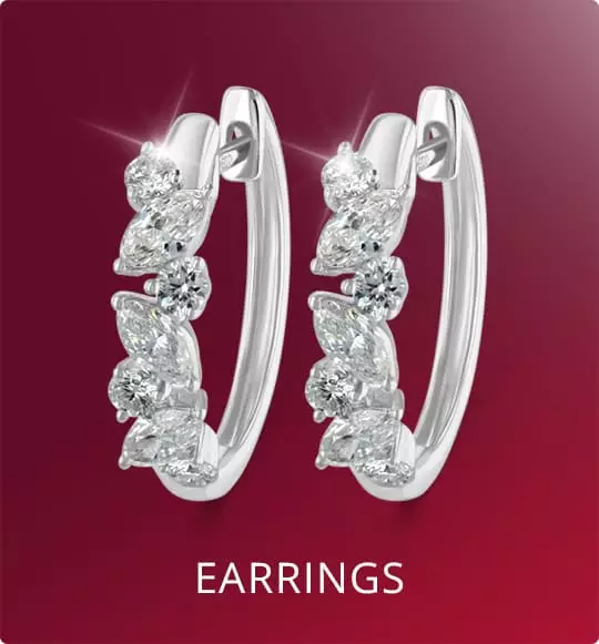 Valentines Day earrings at Baker Brothers