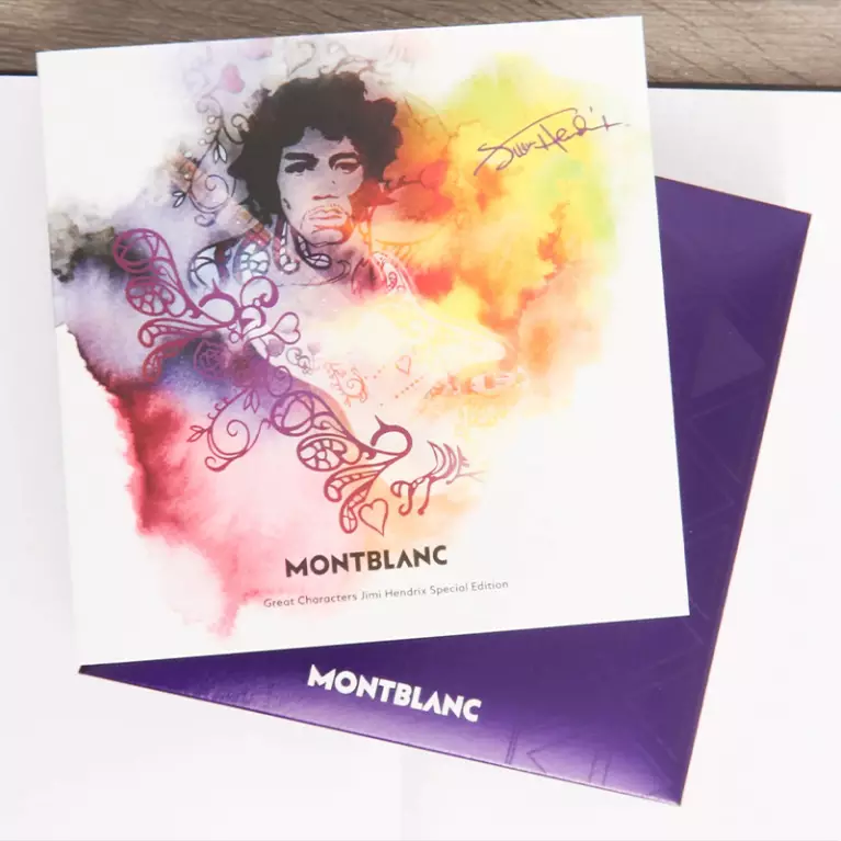 Jimi Hendrix book as part of the gift set