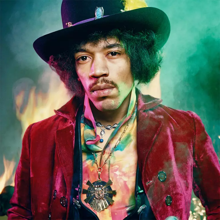 Jimi Hendrix portrait illustration