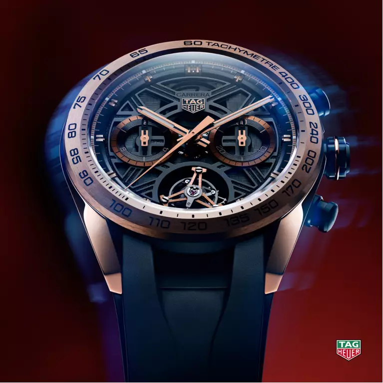 Tag Heuer Carrera Chronograph Tourbillon Extreme Sport made of rose gold