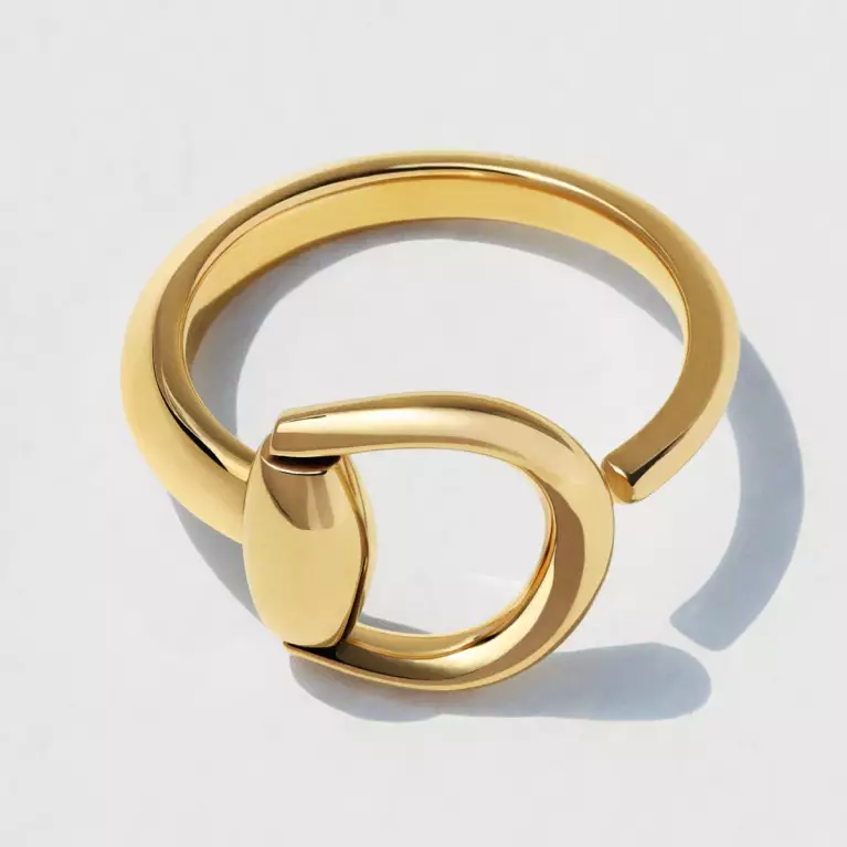 Gucci Horsebit Yellow Gold Ring