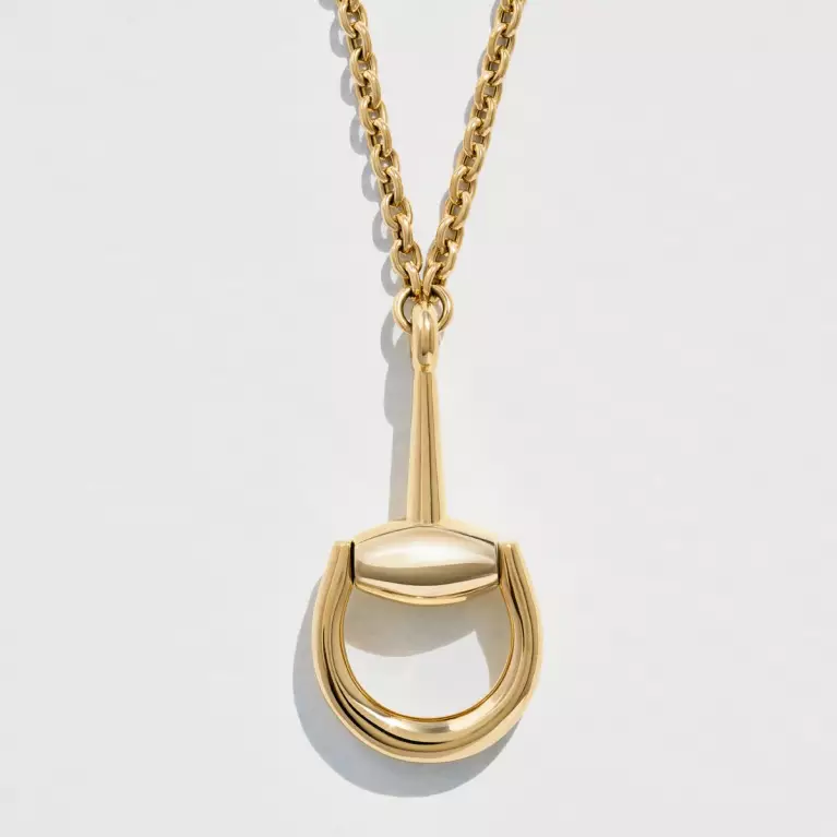 Gucci Horsebit Yellow Gold Chain Necklace