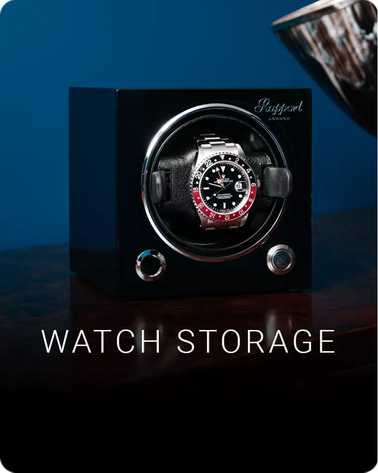 Watch storage at Baker Brothers Diamonds