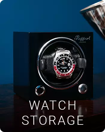 Watch storage at Baker Brothers Diamonds