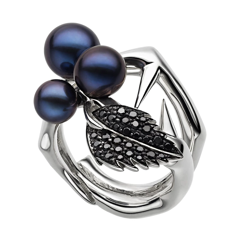 Shaun Leane Sterling Silver Blackthorn Double Branch Band Ring | Liberty