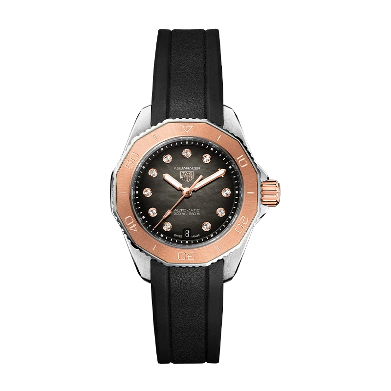 Tag heuer aquaracer hot sale calibre 5 rose gold