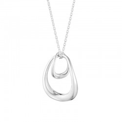 Georg Jensen Silver Offspring Pendant Large