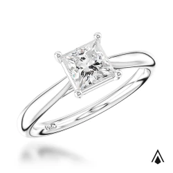 Classic Princess Platinum 0.60ct Diamond Ring