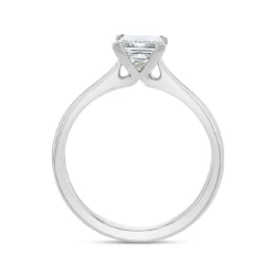 Freya Platinum 1.01ct Princess Cut Diamond Ring Upright