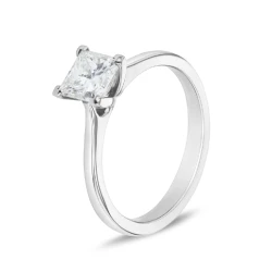 Freya Platinum 1.01ct Princess Cut Diamond Ring