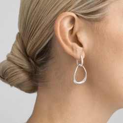 Georg Jensen Offspring Drop Earring in ear