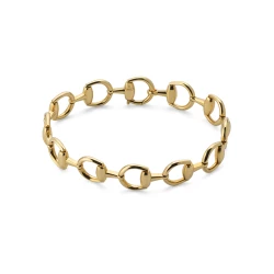 Gucci Horsebit Yellow Gold Bracelet Reverse