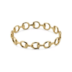 Gucci Horsebit Yellow Gold Bracelet