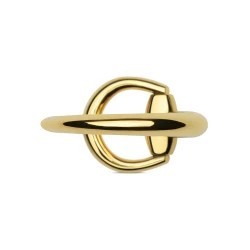 Gucci Horsebit Yellow Gold Ring Back