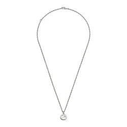 Gucci Interlocking Silver Chain Necklace Reverse