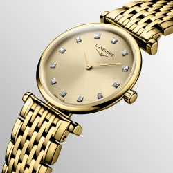 La Grand Classique de Longines 24mm Champagne Diamond Dial