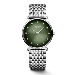 La Grande Classique de Longines Green Diamond Dot Dial