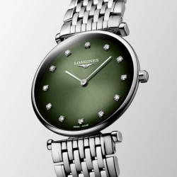 La Grande Classique de Longines Green Diamond Dot Dial