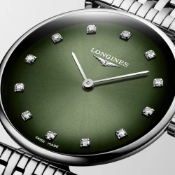 La Grande Classique de Longines Green Diamond Dot Dial