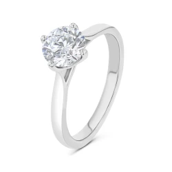 Laboratory Grown Diamond Platinum 1.27ct Solitaire Ring