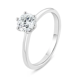 Lara Platinum 0.53ct Diamond Solitaire Ring