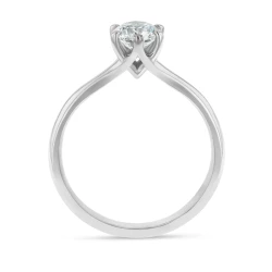 Lara Platinum & 0.63ct Diamond Solitaire Ring Upright