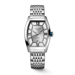 Longines Evidenza 26mm silver dial watch