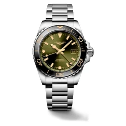 Longines Hydroconquest GMT 41mm Green Dial