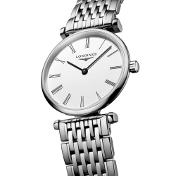 Longines La Grande Classique White Dial Watch 24mm angled