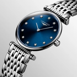 Longines Ladies La Grande Classique Blue Diamond Dial - 24mm