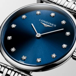 Longines Ladies La Grande Classique Blue Diamond Dial - 24mm