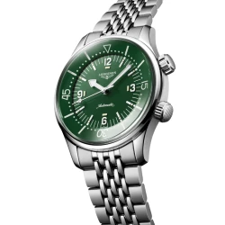 Longines Legend Diver 39mm Green Angled