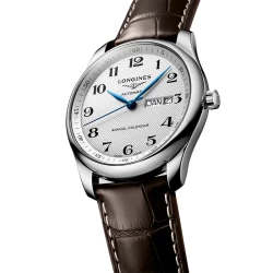 Longines Master Collection 40mm Silver Dial Angled