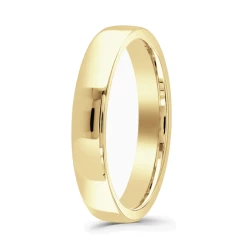 Plain 9ct or 18ct Yellow Gold 3mm Wedding Ring