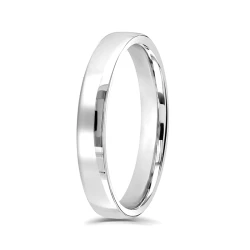 Plain Platinum 2mm Wedding Ring