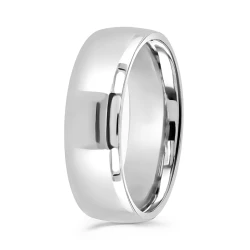 Plain Platinum 5mm Wedding Ring