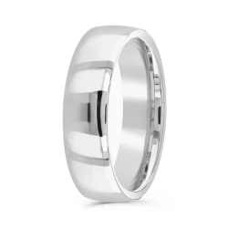 Plain Platinum 6mm Wedding Ring