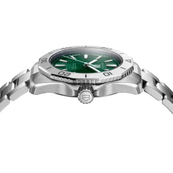 TAG Heuer Aquaracer Professional 200 Solargraph 40mm Green Dial Side