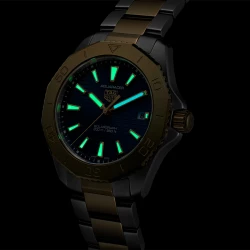 TAG Heuer Aquaracer Professional 200 Solargraph 40mm Two-Tone Luminosity 