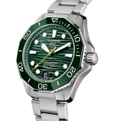 TAG Heuer Aquaracer Professional 300 42mm Green Angled