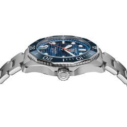 Tag Heuer Aquaracer Professional 300 Date 42mm Blue Dial Side Profile