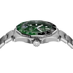 TAG Heuer Aquaracer Professional 300 GMT 42mm Green side view