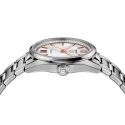 TAG Heuer Carrera Date 36mm Mother-of-Pearl Diamond Bezel Watch side