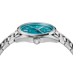 TAG Heuer Carrera Date 36mm Turquoise Dial Side View