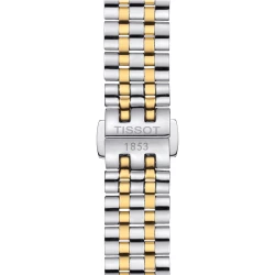 Tissot Carson Premium Lady 30mm Steel and Yellow PVD clasp