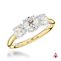 Trilogy Classic 18ct Yellow Gold 1.08ct Diamond Ring